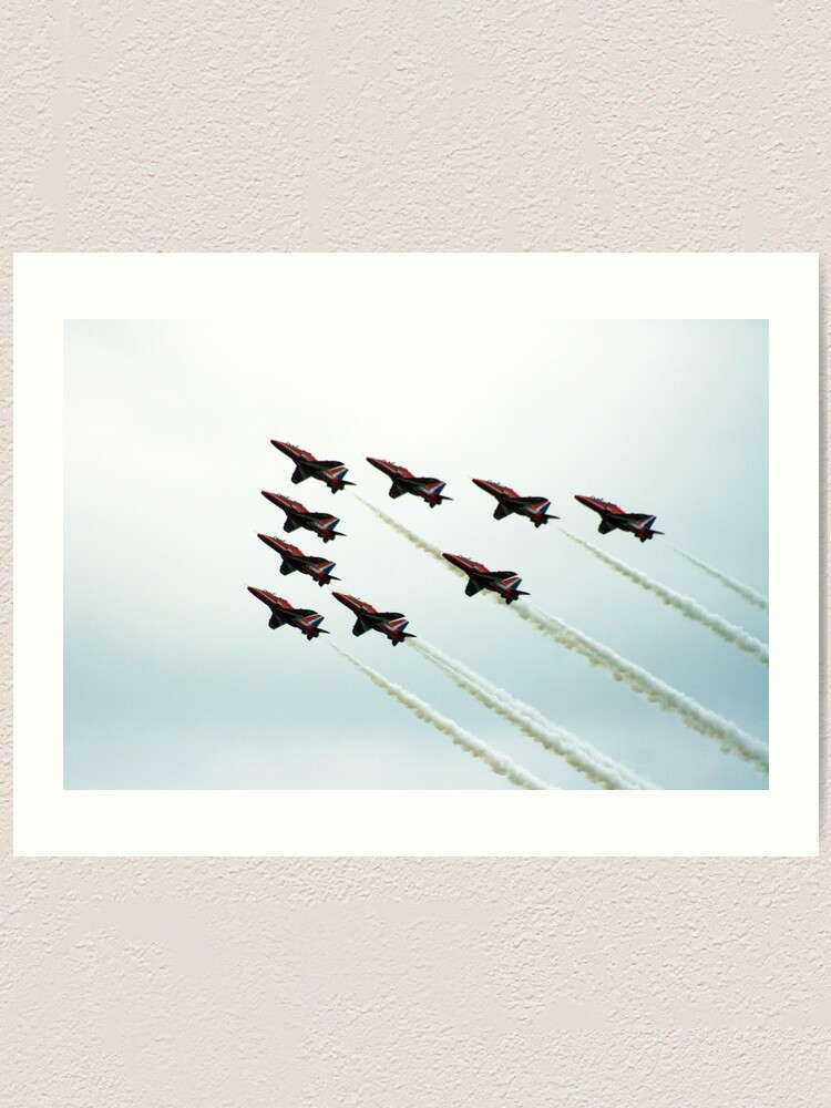 Alternate view of RAF Aerobatic Team Art Print