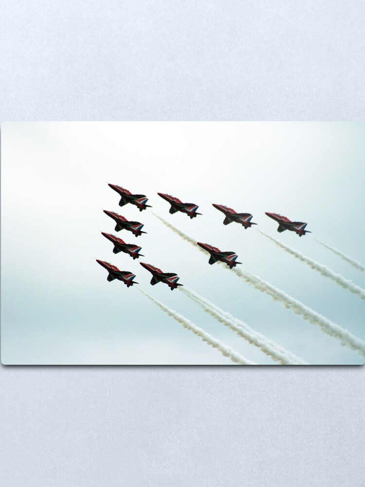 Alternate view of RAF Aerobatic Team Metal Print