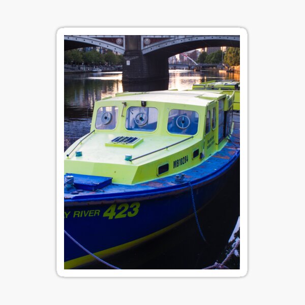 Melbourne River Boat Sticker