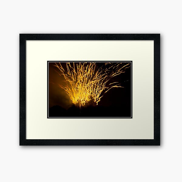 Bang, whizz, aahhhhhh!!! Framed Art Print
