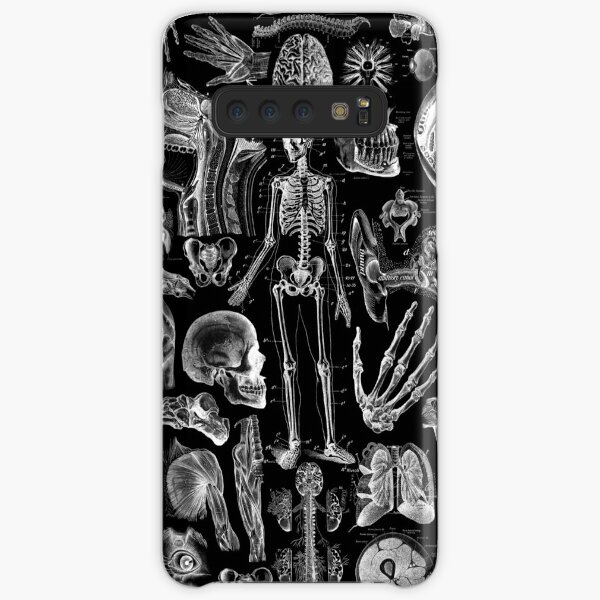 Human Anatomy Black Print Samsung Galaxy Snap Case