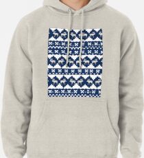 Blue Xmas Pullover Hoodie