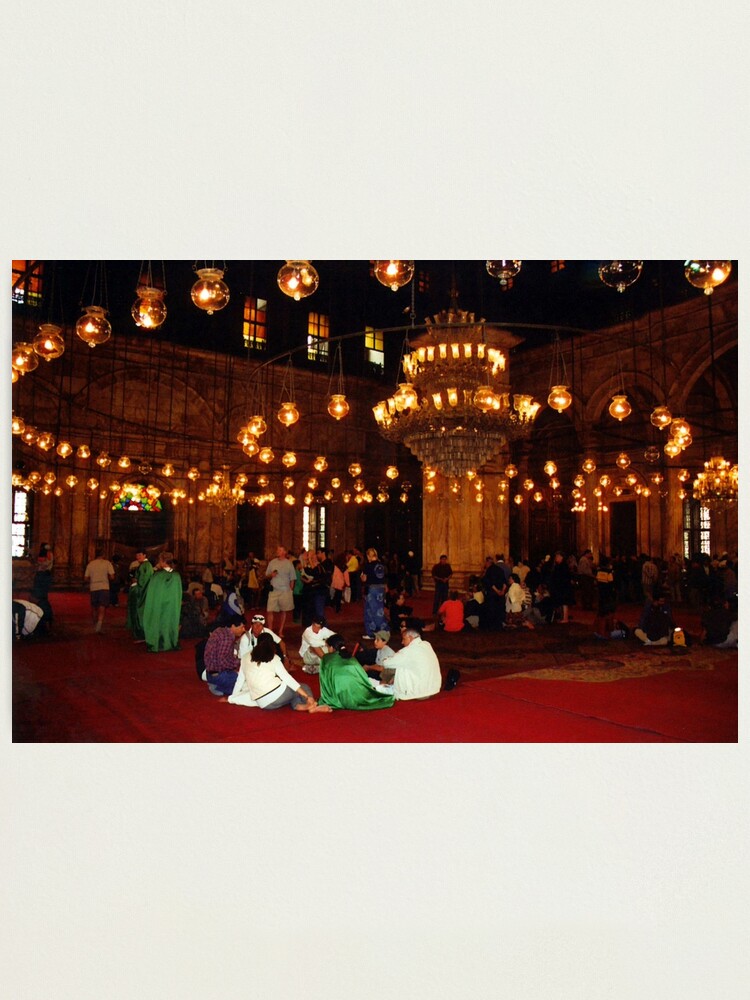 Alternate view of Mosque of Muhammad Ali (Interior) Photographic Print