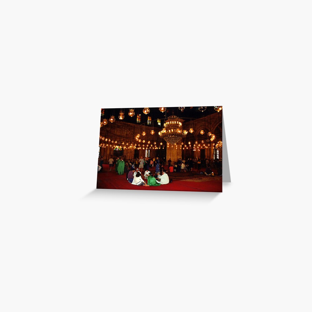 Mosque of Muhammad Ali (Interior) Greeting Card