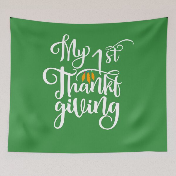 Aperçu de l'œuvre Mon 1 er Thanksgiving créée et vendue par IvonDesign.