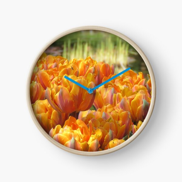 Les Tulipes Clock