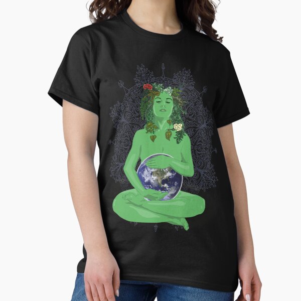 Gaia Goddess of Earth, Mother Earth, Earth Day Classic T-Shirt