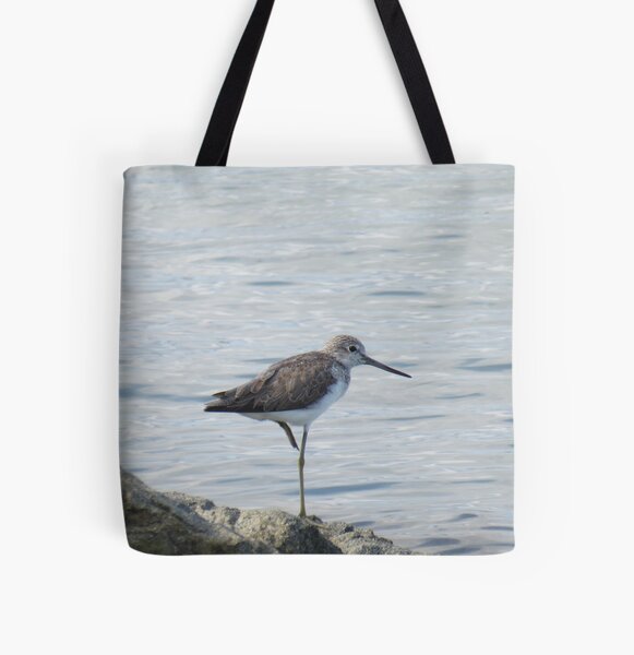 Common Greenshank All Over Print Tote Bag
