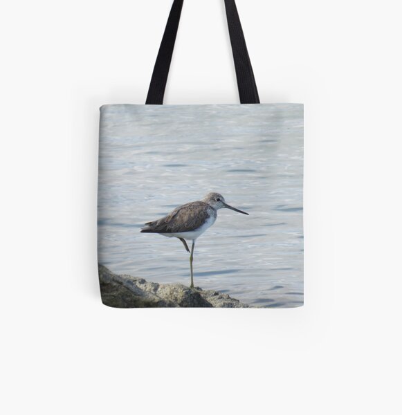 Common Greenshank All Over Print Tote Bag