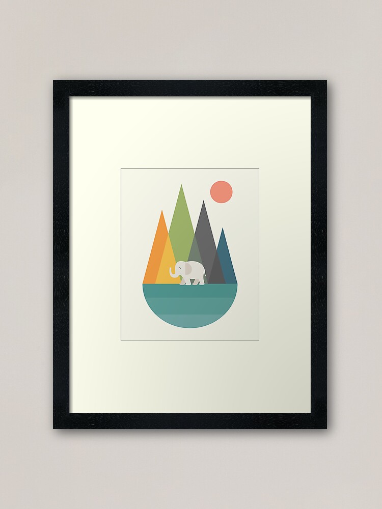 Alternate view of Walk In Peace Framed Art Print