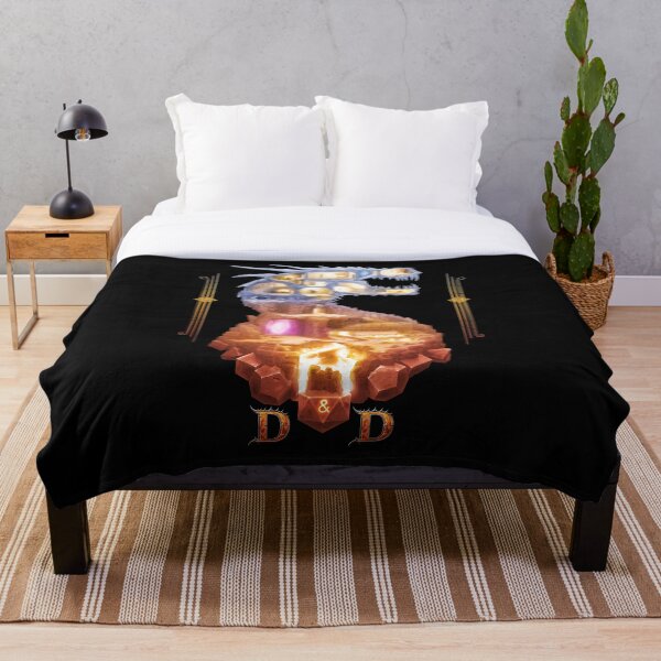 The Dragon Dungeon Throw Blanket