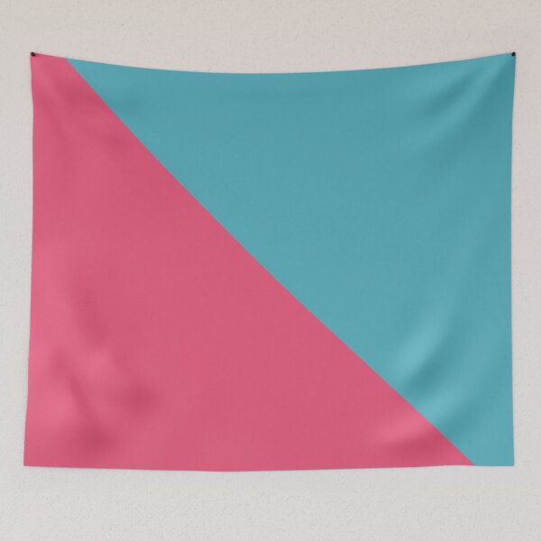 Item preview, Pink and blue triangles designed and sold by nicedayillu.