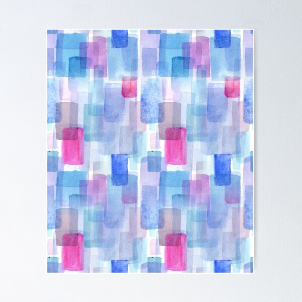 Item preview, Tiled Blue Hues designed and sold by Stacey Burt creative Designs.