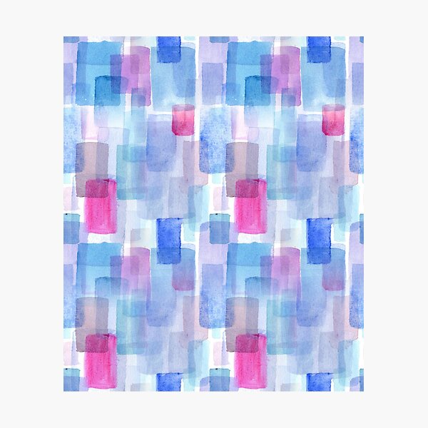 Item preview, Tiled Blue Hues designed and sold by Stacey Burt creative Designs.