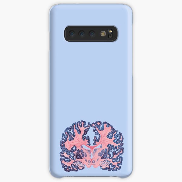 Gyri y remolinos del cerebro humano Funda rígida para Samsung Galaxy