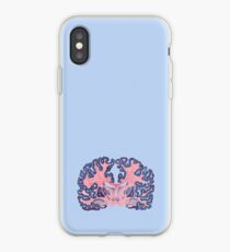 Vinilo o funda para iPhone Gyri y remolinos del cerebro humano