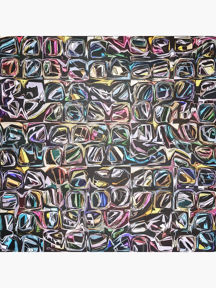 Colorful Textured Abstract by perkinsdesigns