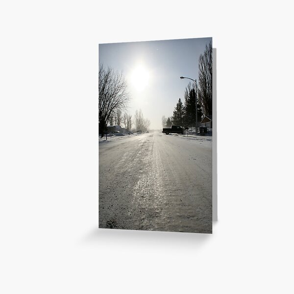 Can you Guess the Temperature Outside??? Greeting Card