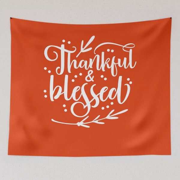 Item preview, Thankful and Blessed Family Thanksgiving Day designed and sold by IvonDesign.