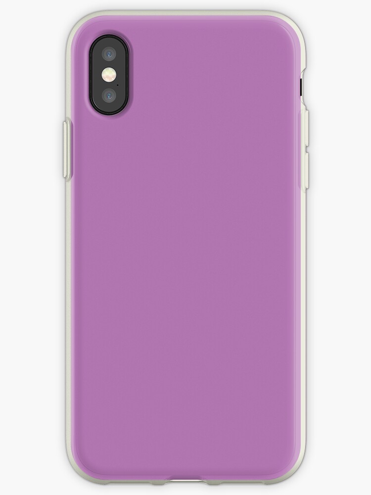 "Solid Plain Pastel Purple" iPhone Cases & Covers by Nevl Redbubble