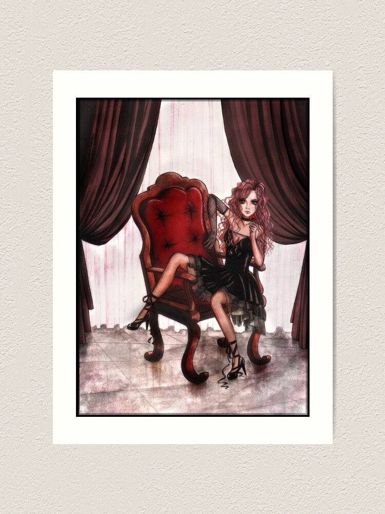 Seducing Reira Nana Anime Girl Art Print By Eosofdawn Redbubble