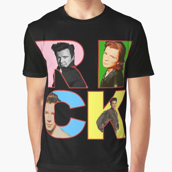 rick astley tour t shirt