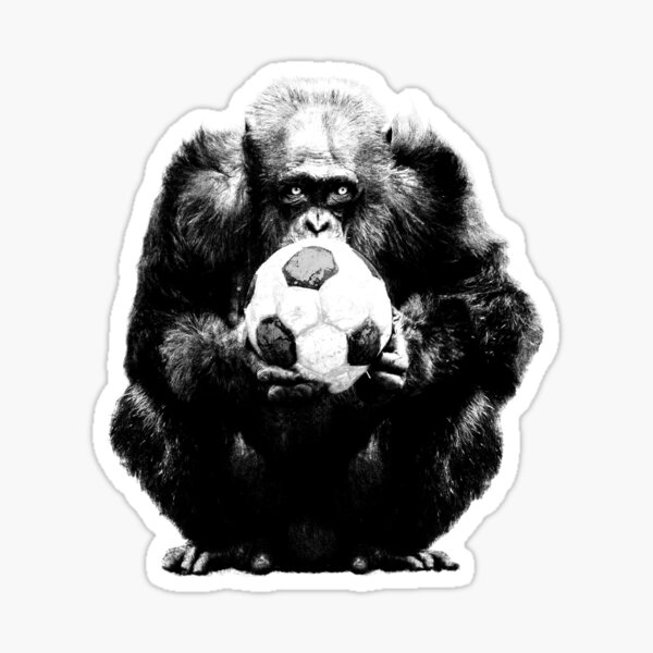 Item preview, Soccer Chimp  designed and sold by NiBi-Prints.
