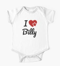 I love Billy, I heart Billy Soul-Mate One Piece - Short Sleeve