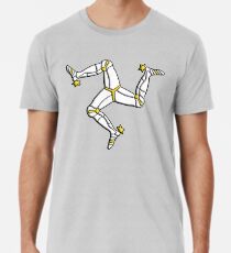 MANX FLAG, Isle of Man, MANX, LEGS, Brattagh Vannin, Triskelion, Ny tree cassyn Men's Premium T-Shirt
