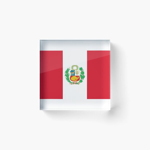 Item preview, Peru flag designed and sold by Lingo Shop.