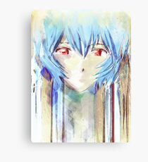 Ayanami Rei Evangelion Anime Tra Digitale Malerei Leinwanddruck