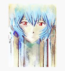 Ayanami Rei Evangelion Anime Tra Digitale Malerei Fotodruck