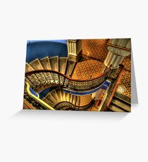 Vertigo - QVB Building (Colour)- The HDR Experience Greeting Card