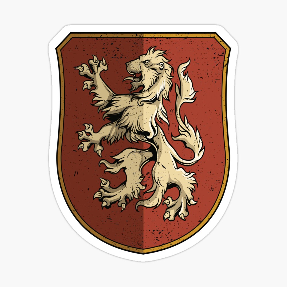 león escudo medieval