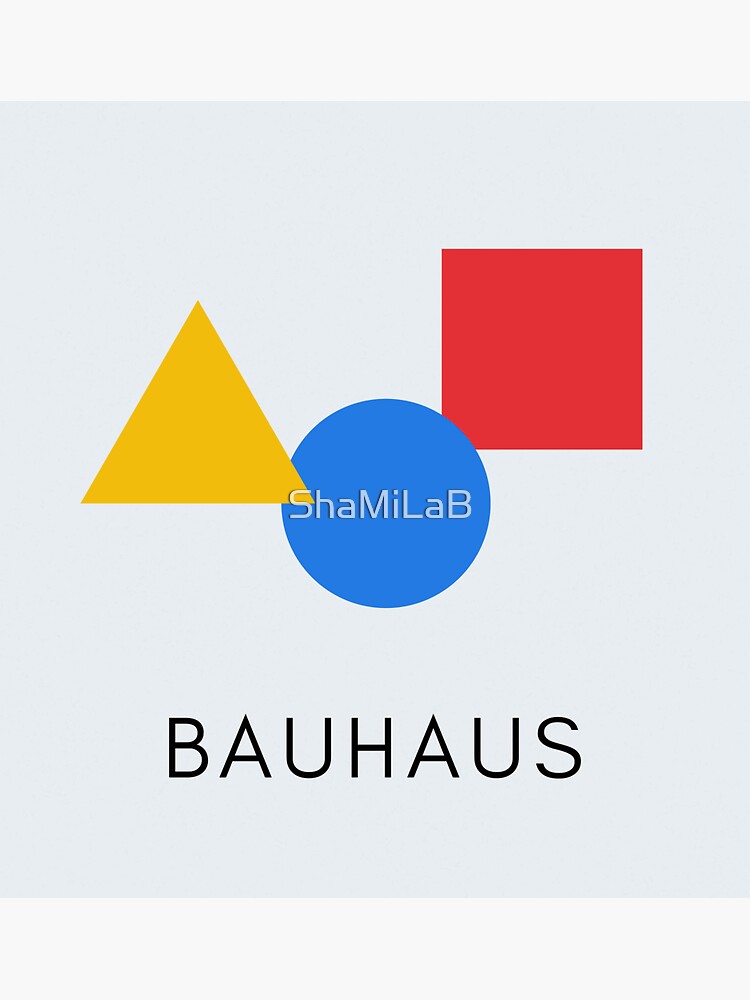 shuffle ægtemand billet Bauhaus - Geometric Art" Magnet for Sale by ShaMiLaB | Redbubble