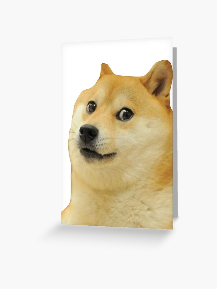 Doge Meme Dog Style Kekistan Shiba Inu Dogright Doggo Greeting Card