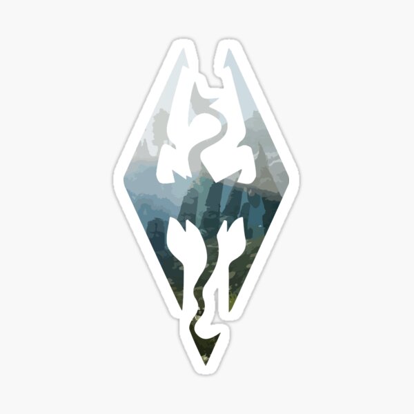 Skyrim Logo Stickers | Redbubble