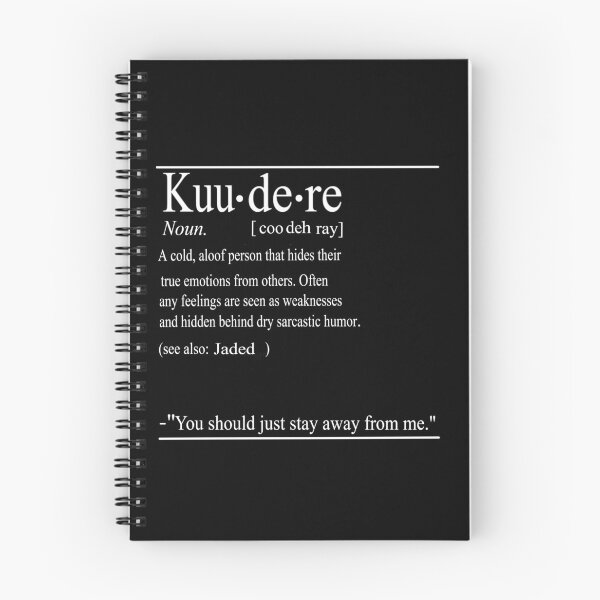 Item preview, Weebster's Dictionary: Kuudere designed and sold by SleepySlothArt.