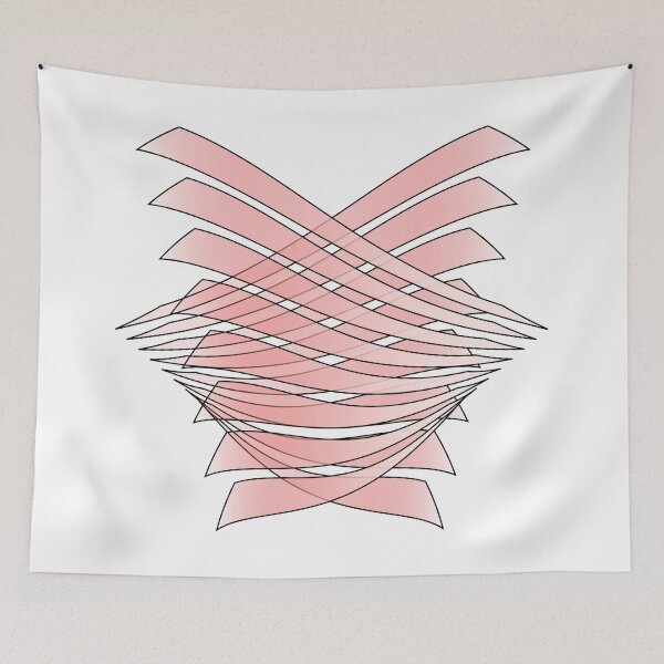 Item preview, Abstract intersections gradient red - vector designed and sold by carlotoffolo.