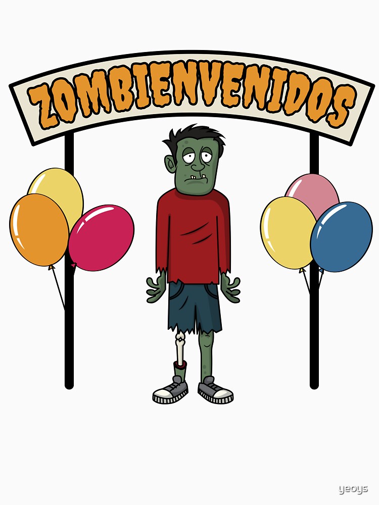 Thumbnail 7 von 7, Essential T-Shirt, Zombienvenidos To The Party - Funny Halloween Gift designt und verkauft von yeoys.