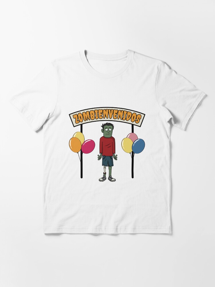 Thumbnail 3 von 7, Essential T-Shirt, Zombienvenidos To The Party - Funny Halloween Gift designt und verkauft von yeoys.