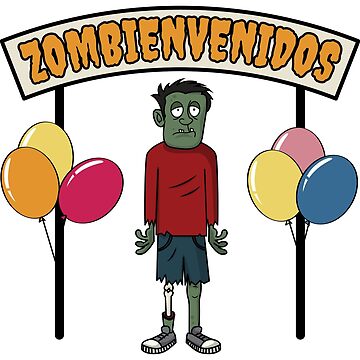 Vorschaubild zum Design Zombienvenidos To The Party - Funny Halloween Gift von yeoys