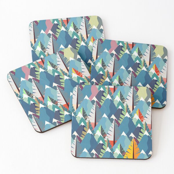 Item preview, Mountains and Spruces Pattern	 designed and sold by RoxanneG.