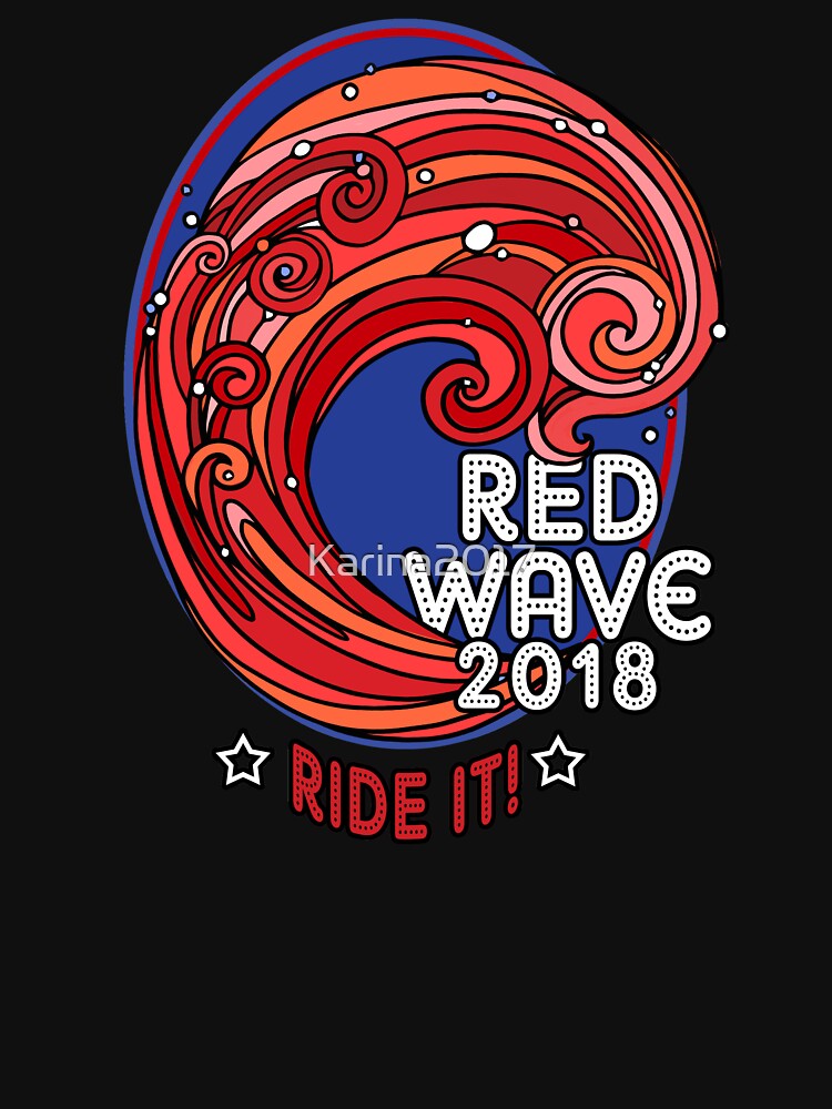 red wave shirt