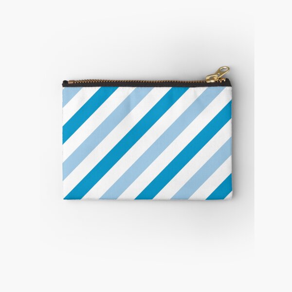 Item preview, LightBlue-Diagonal-Tinted-White Two-Tone Diagonal Stripes designed and sold by ImageNugget.