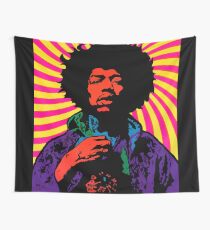Tela decorativa Hendrix psicodélico