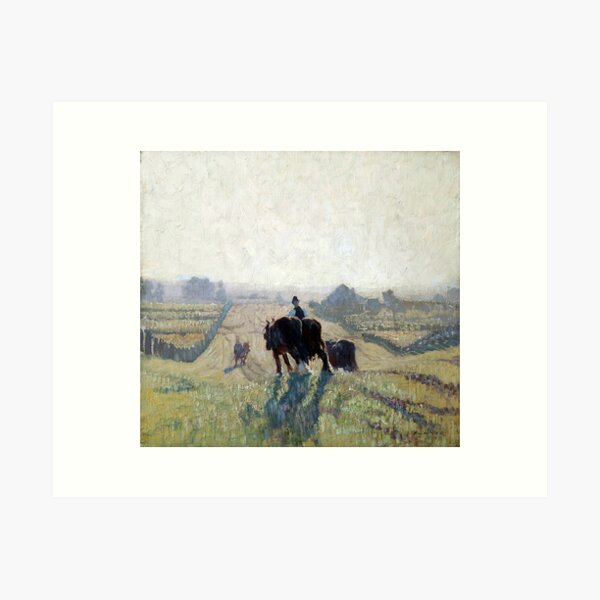 Elioth Gruner Frosty Sunrise Art Print