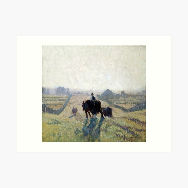 Elioth Gruner Frosty Sunrise Art Print