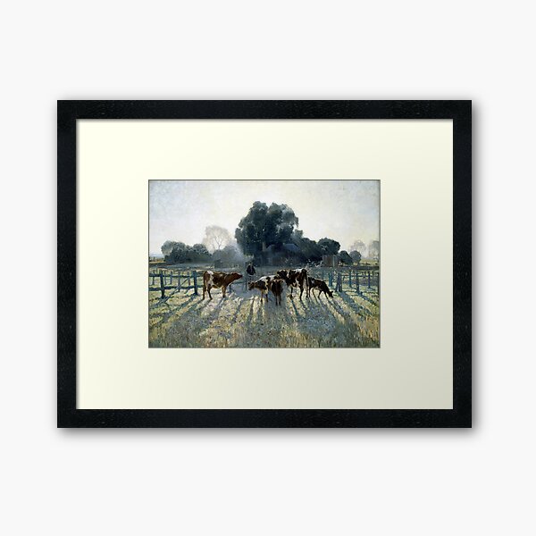 Elioth Gruner Spring Frost Framed Art Print