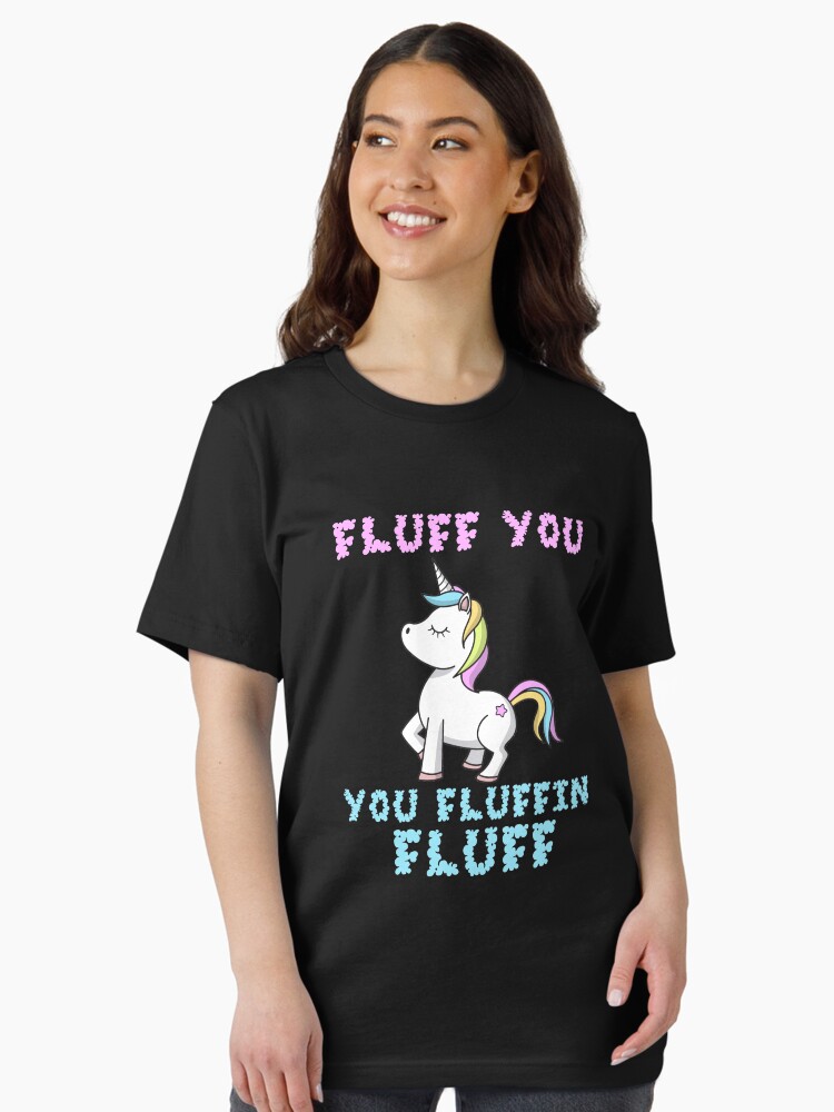 Thumbnail 2 von 7, Essential T-Shirt, Fluff You You Fluffin Fluff LGBT Unicorn - LGBT Pride Month Gift designt und verkauft von yeoys.
